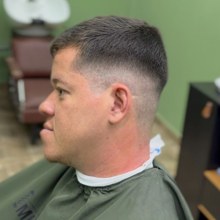 Degradê baixo Michael Douglas Barbearia Búzios